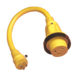 Marinco ADAPTER,W/LED 15A MALE/30A FEM 25 FT