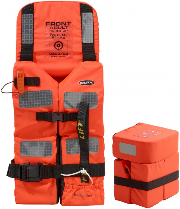 Baltic M.E.D/SOLAS Foam MK3*; Orange, Vuxen, 43+ kg