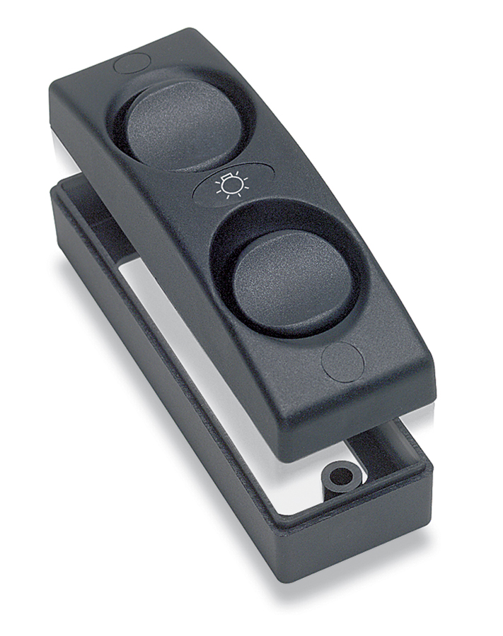 BEP DBL INT LT SW 2 X O/F OR O/O BK MC15
