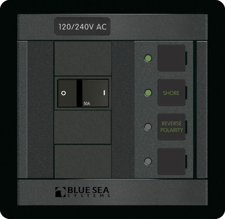 „Blue Sea Systems“ PANEL 360 240 VAC PAGRINDINIS
