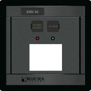 Blue Sea Systems PANEL 360 BLANK 1POS EURO RCBO