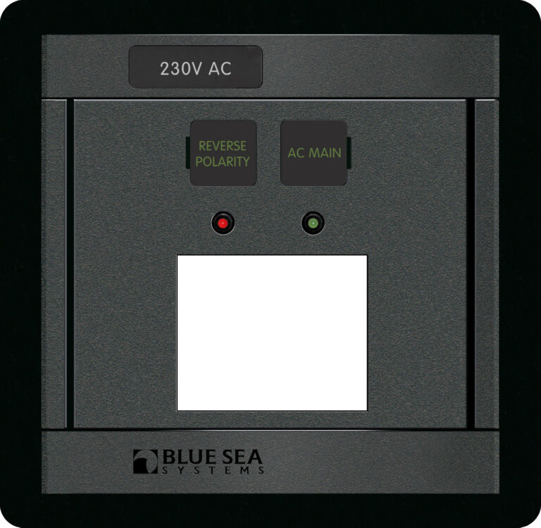 Blue Sea Systems PANEL 360 BLANK 1POS EURO RCBO