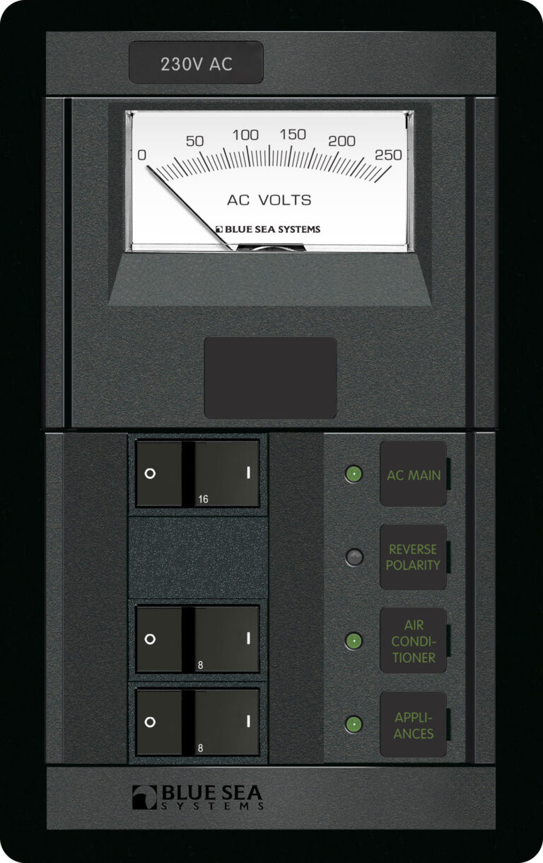 Blue Sea Systems PANELIS 360 230VAC 2POS AR GALVENO VMTRFR