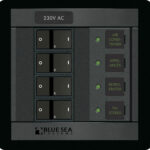Blue Sea Systems Panel 360 230 V AC 4POS FR