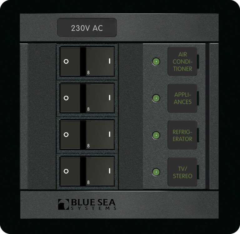 Blue Sea Systems PANEL 360 230VAC 4POS FR