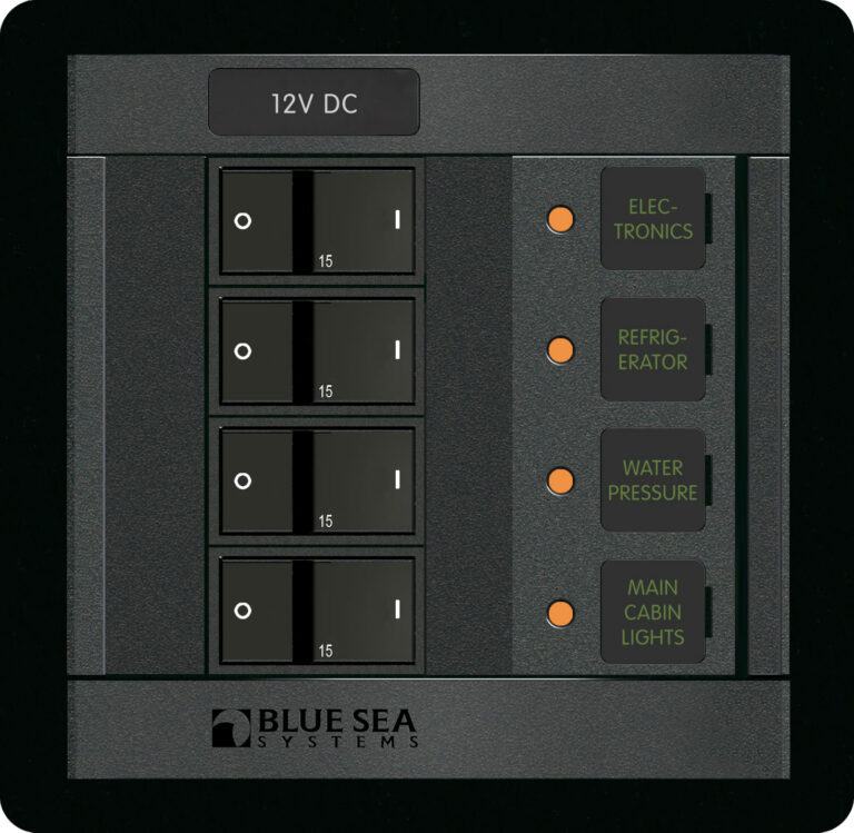Blue Sea Systems PANEL 360 12VDC 4POS FR