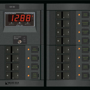 Blue Sea Systems PANEL 360 12VDC 12POS DMM FR