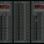 Blue Sea Systems Panel 360 230 V AC8P/12 V DC20P DMMS FR