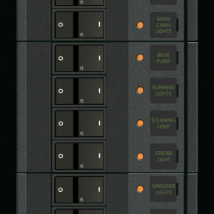 Blue Sea Systems PANEL 360 12VDC 12POS FR V