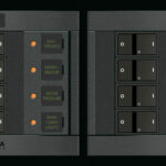 „Blue Sea Systems“ skydelis 360 12VDC 8POS FR H