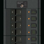 Blue Sea Systems PANEL 360 12VDC 8POS DMM FR