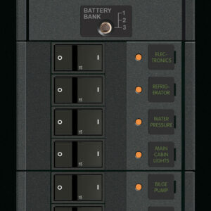 Blue Sea Systems PANEL 360 12VDC 8POS DMM FR