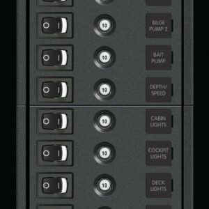 Blue Sea Systems PANEL 360 DC 8POS SW CLB V