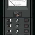 Blue Sea Systems PANEL 360 DC 4POS SW CLB VMTR V