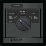 Blue Sea Systems AC pöördlüliti paneel 230 V/30 A OFF+3