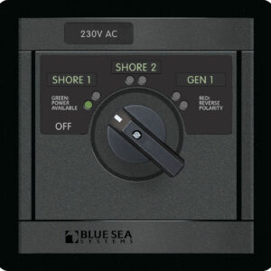 Blue Sea Systems AC ROTARY PANEL 230V/30A OFF+3