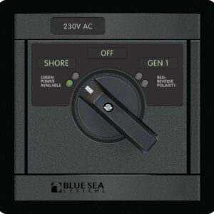 Blue Sea Systems AC ROTARY PANEL 230V/65A OFF+2