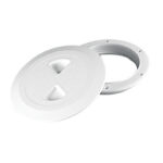 Inspection Hatch, w/ Pres.Lock, White, Int.Ø168mm