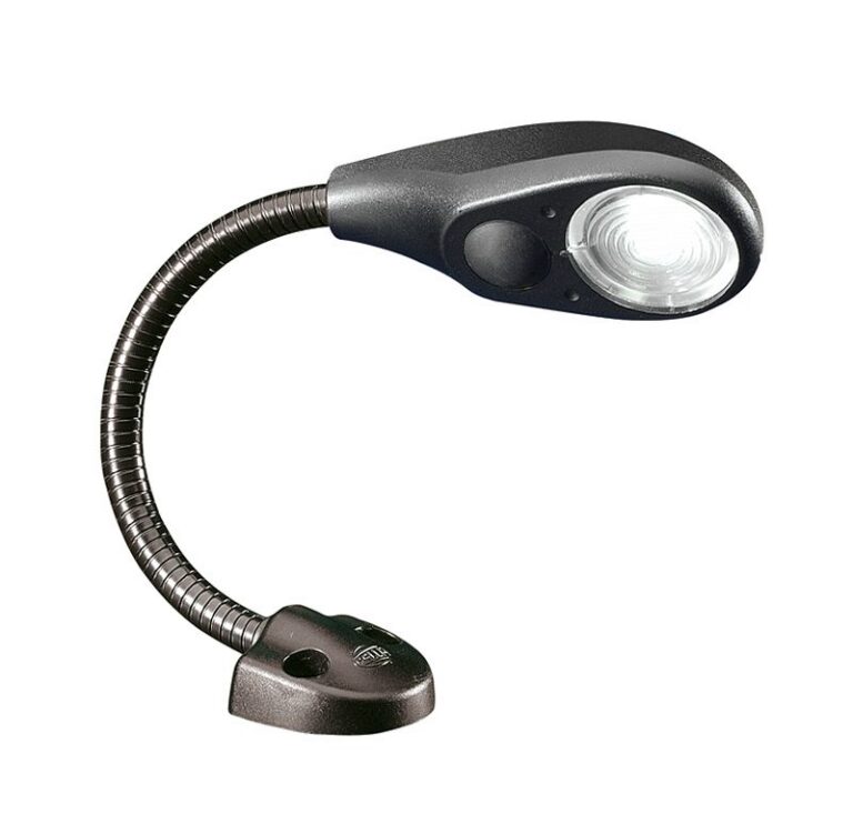 White Light Chart Table Led Lamp 150mm Black Cover