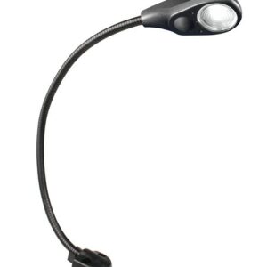 White Light Chart Table Led Lamp 400mm Black Cover