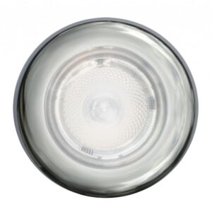 3980 SERIES WHITE LIGHT SPOTLED WHITE AMBIENT RING, SATIN SS RING