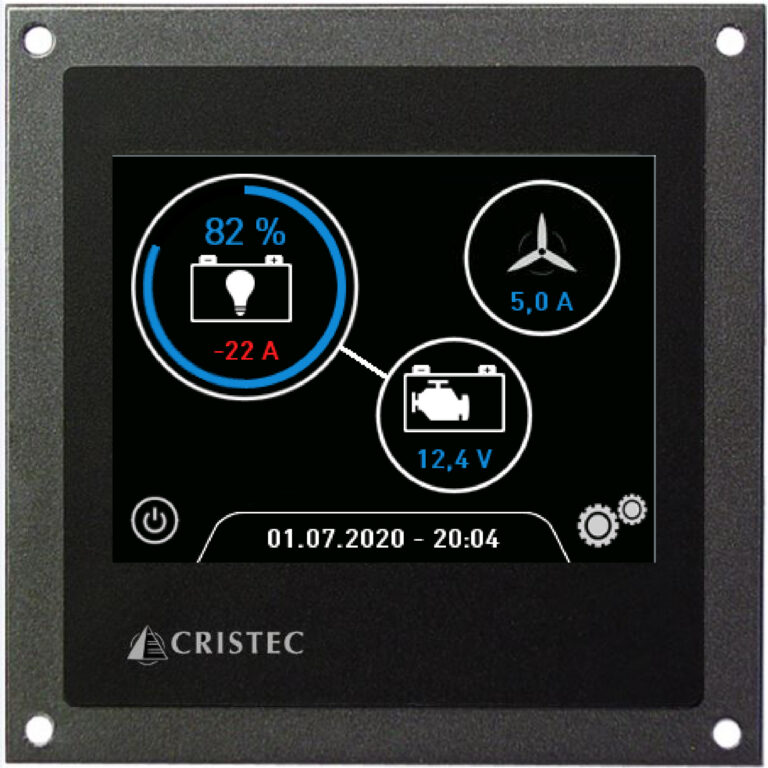 3.5’’ TOUCH‐SCREEN BATTERY MONITOR Additional shunt 300A