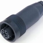 Cable socket 4-pin (female) watertight