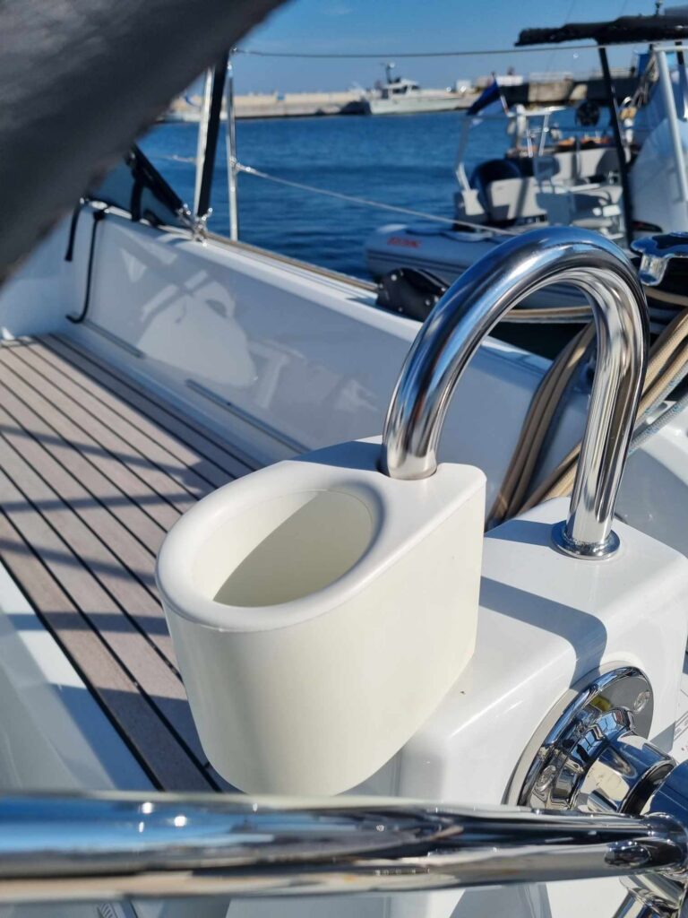 Ocean Topsi hoidja Clip-on, Valge
