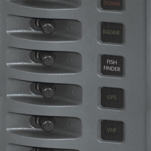 Blue Sea Systems paneel veekindel 12V DC kaitsmetega 8POS hall