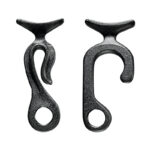 Hook for Fender, on Ø20-22mm Rail, 85x38mm, White