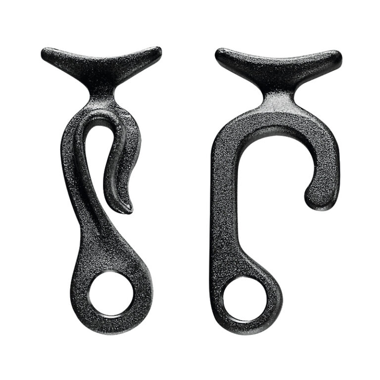 Hook for Fender, on Ø20-22mm Rail, 85x38mm, White