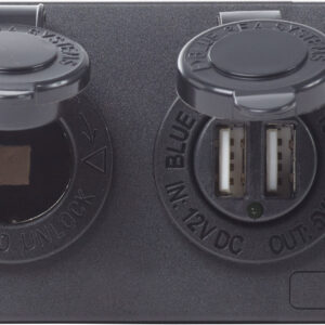 Blue Sea Systems PANEL ACC H2O 2 USBS & SCKT
