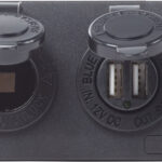 Blue Sea Systems paneel ACC H2O 2 USBS & SCKT