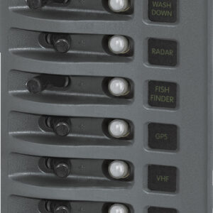 Blue Sea Systems paneel veekindel 12V DC CLB 8POS hall