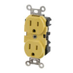 Marinco 15A RECEPT. STRAIGHT BLD. DUAL