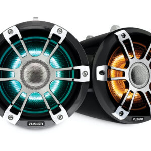 8.8´´ Sports Grey Chrome Tower Speaker, CRGBW LED; SG-FLT882SPC
