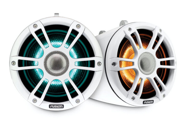 8.8´´ Sports White Tower Speaker, CRGBW LED; SG-FLT882SPW