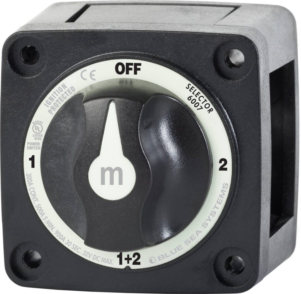 Blue Sea Systems SWITCH BATTERY M SELECTOR BLK