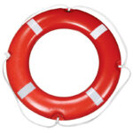 Lifebuoy Ring SOLAS, w/Retroreflective Tape, 2.5Kg