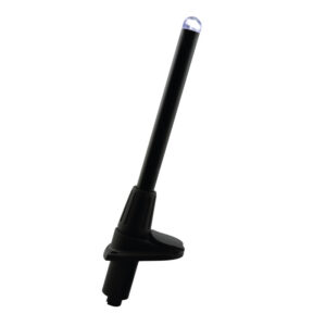 MICRO LED Pole Light, Folding 25cm, White Light, Black
