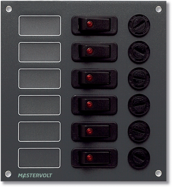 Mastervolt JUNIOR PANEL (6 GROUPS WITH FUSES)