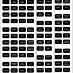 Blue Sea Systems LABEL KIT EV SM FORMAT 180 PK