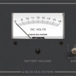 Blue Sea Systems PANEL METER ANALOG 8-16VDC 3 BANK