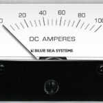 Blue Sea Systems DC ampermeeter 0–100 A, šundiga