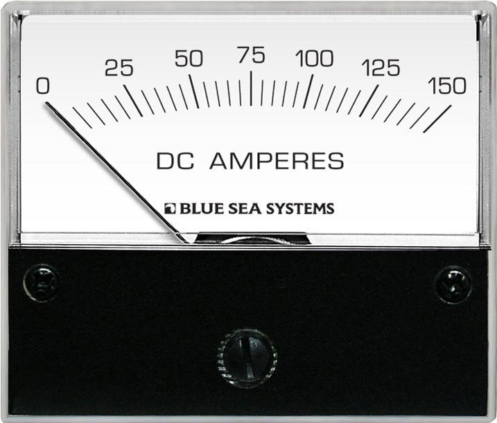 Blue Sea Systems DC ampermeeter 0–150 A, šundiga