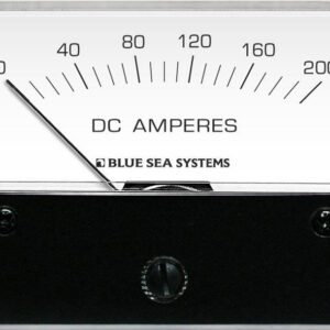 Blue Sea Systems DC ampermeeter 0–200 A, šundiga