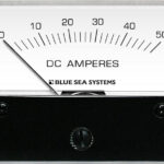 Blue Sea Systems DC ampermeeter 0–50 A, šundiga