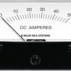 Blue Sea Systems DC ampermeeter 0–50 A, šundiga