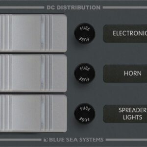 Blue Sea Systems paneel H2O 12VDC AGC 3positsiooniga V