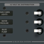 Blue Sea Systems DC paneel, 6 positsiooni